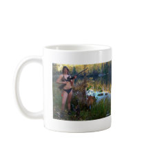 Gal with Ducks Mug 2 mug
