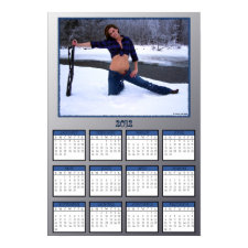 Gal with Gun Poster Calendar print