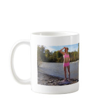 Gal with Silver Salmon Mug mug