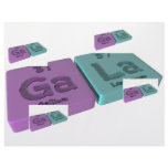 Gala as Ga Gallium and La Lanthanum Customized Letterhead