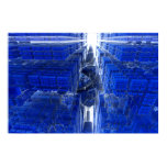 Galactic Computer Fractal Poster posters