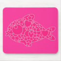 Galactic Fish 201009 Pink mousepad