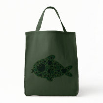Galactic Fish :: Green bags by adellaandmella Galactic Fish :: Green bags