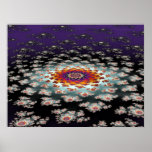 'Galactic Flower' Posters