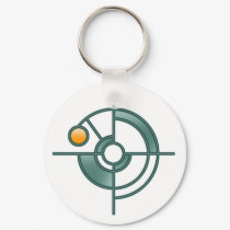 Galactic Hunter Logo Keychain