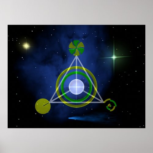 Galactic Triangle print