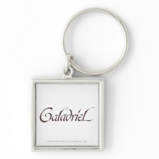 Galadriel Name Solid Keychain