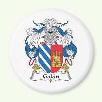 Galan Family Crest Magnet