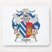 Galan Family Crest Mousepad