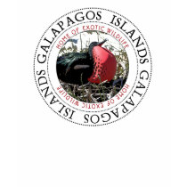 Galapagos Islands Great Frigate Bird t-shirts