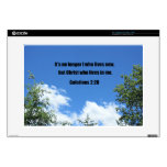 Galations 2:20 15" laptop decals