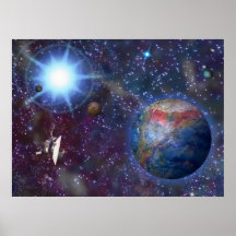 Galaxia distante posters