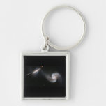Galaxies Dance Key Chain