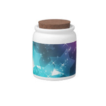 galaxy and stars candy dish