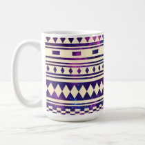andes, aztec, space, pattern, stripes, cool, stars, galaxy, illustration, funny, abstract, vintage, mayan, mug, Mug with custom graphic design