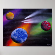 "Galaxy" Artist: Thomas Anders Poster
