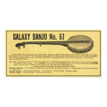 Galaxy Banjo Poster posters