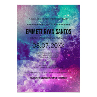 Galaxy Invitations & Announcements | Zazzle