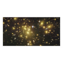 Galaxy Cluster Abell 1689 in Constellation Virgo Photo Card Template
