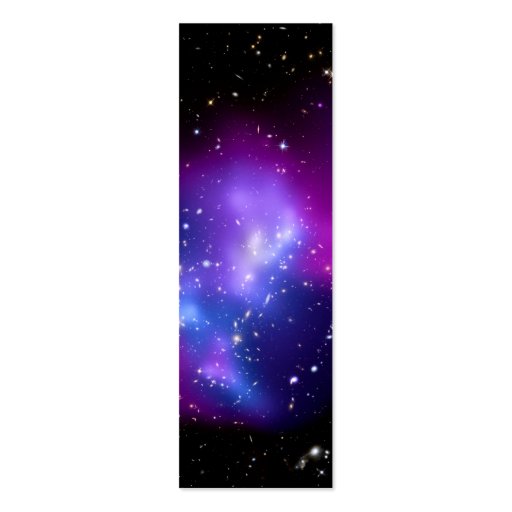 Galaxy Cluster MACS J0717 (Hubble Telescope) Business Card Templates (front side)