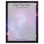 Galaxy Cluster MACS J0717 (Hubble Telescope) letterhead