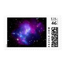Galaxy Cluster MACS J0717 (Hubble Telescope) Postage Stamp