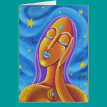 Galaxy Girl Card