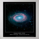 Galaxy NGC 4725 – Spitzer Space Telescope Posters