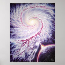 Galaxy of love print