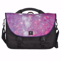 Galaxy Purple Pink Bokeh commuterbag