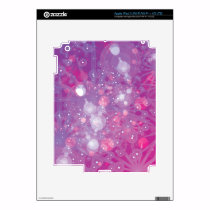Galaxy Purple Pink Bokeh skins
