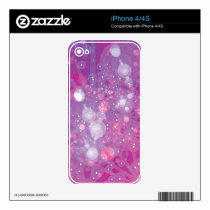 Galaxy Purple Pink Bokeh skins