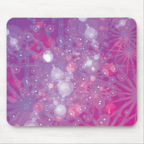 Galaxy Purple Pink Bokeh mousepads