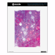 Galaxy Purple Pink Bokeh skins