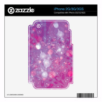 Galaxy Purple Pink Bokeh skins