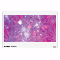 Galaxy Purple Pink Bokeh wall decals