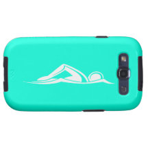 Galaxy S3 Swim Logo Turquoise Galaxy SIII Cases