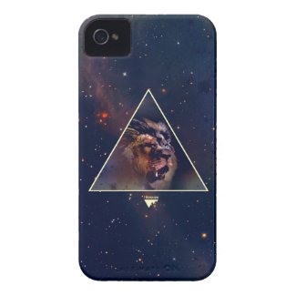 Galaxy Triangle Lion Head - Trendium Authentic iPhone 4 Cover