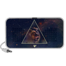 Galaxy Triangle Lion Head - Trendium Authentic Travel Speaker
