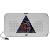 Galaxy Triangle Lion Head - Trendium Authentic iPhone Speaker