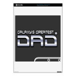 Galaxy's Greatest Dad Playstation Slim Skin skins
