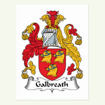 Galbreath Family Crest Postcard