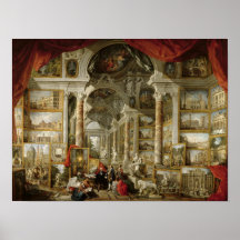 Galería con vistas de Roma moderna, 1759 Impresiones