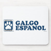 Galgo Espanol Blue mousepads by GenuineDogOwner Galgo Espanol Blue mousepads