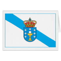 Galicia Flag Greeting Card