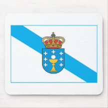 Galicia Flag Mousepad