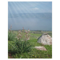 Galilee Sea Panoramic View flyers by minarts Galilee Sea Panoramic View flyers