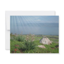 Galilee Sea Panoramic View invitations by minarts Galilee Sea Panoramic View invitations