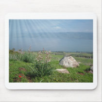 Galilee Sea Panoramic View Mousepads