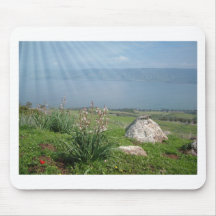 Galilee Sea Panoramic View Mousepads
